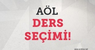 aöl ders seçimi açık lise ders seçimi