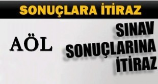 aöl sınav itirazı açık lise sınav itirazı