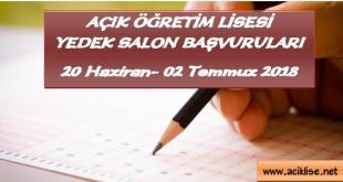 aöl yedek salon açık lise yedek salon