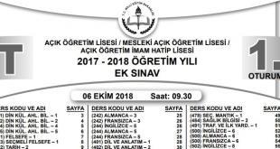 aöl 2018 ek sınav soruları